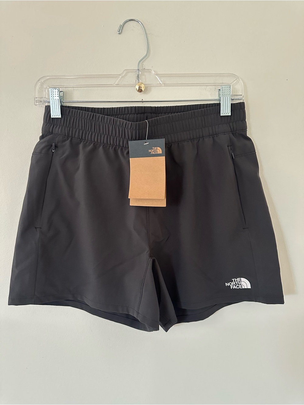 The North Face dark gray Running Shorts with Logo size S